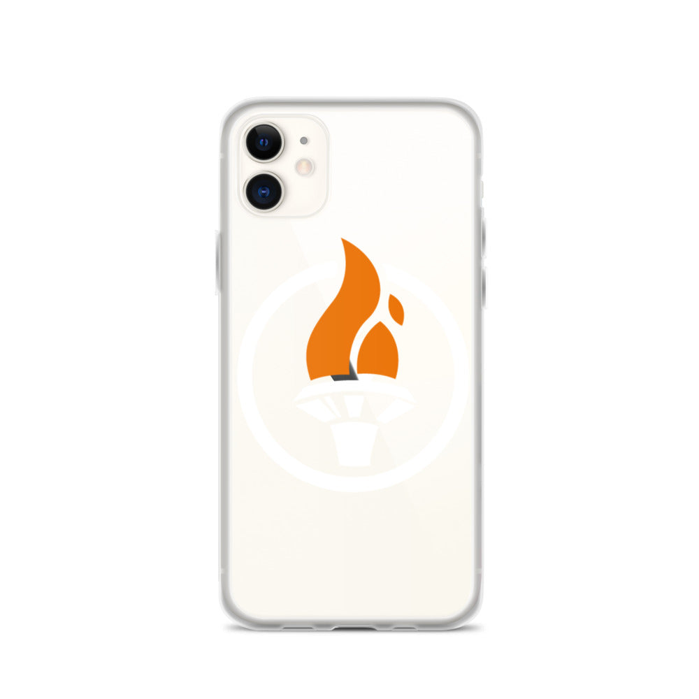 White Logo - iPhone Case