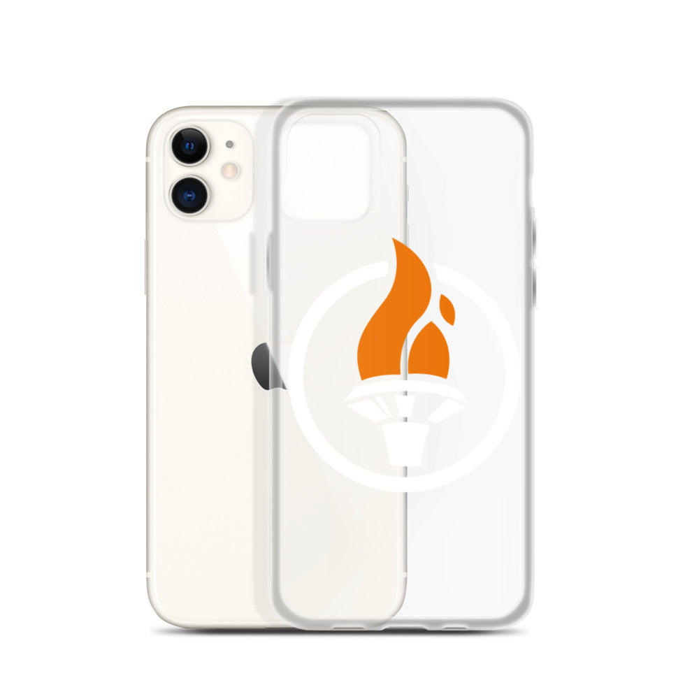 White Logo - iPhone Case