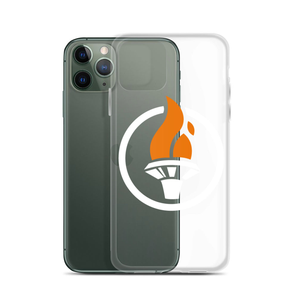 White Logo - iPhone Case