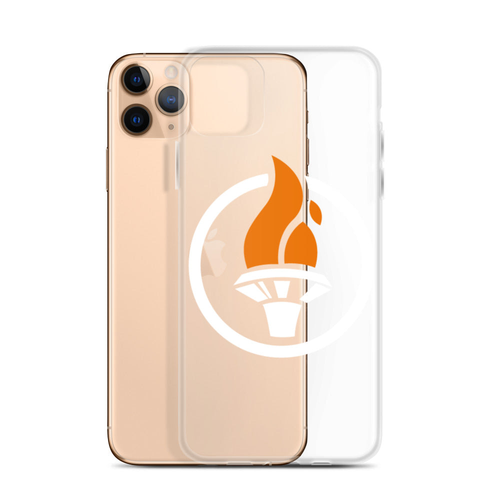 White Logo - iPhone Case