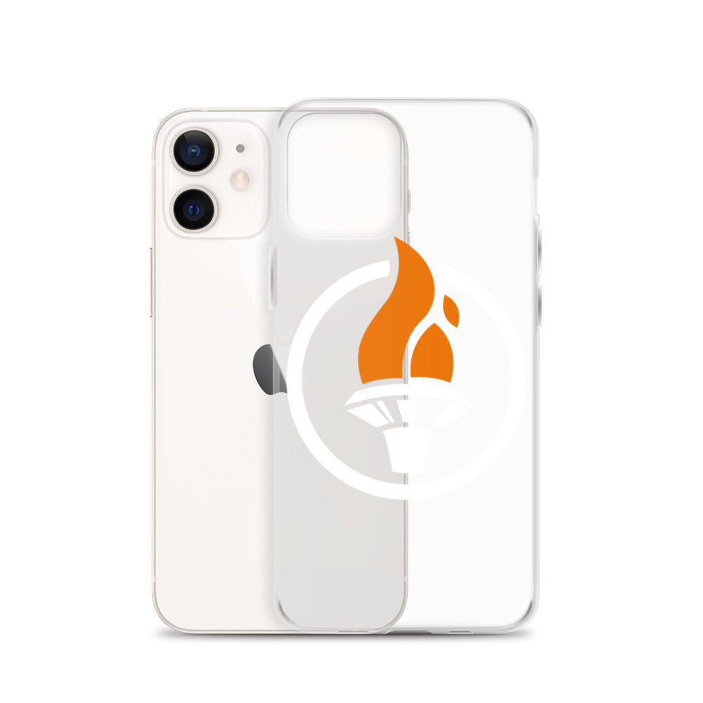White Logo - iPhone Case