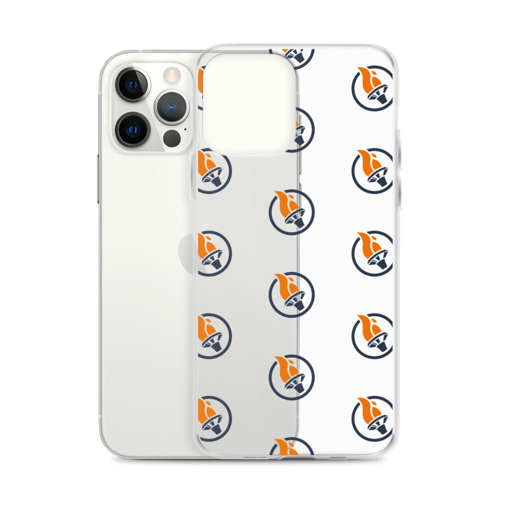 Blue Pattern Logo - iPhone Case