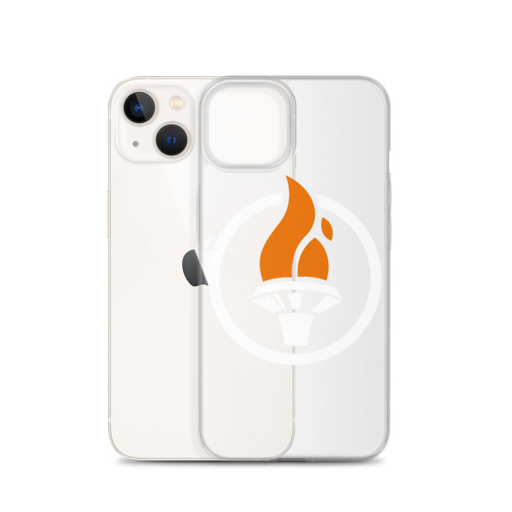 White Logo - iPhone Case