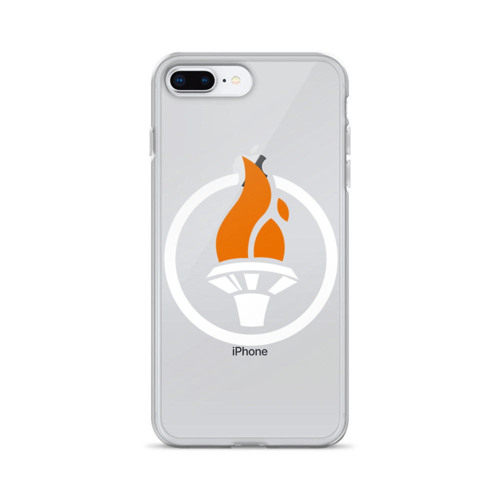 White Logo - iPhone Case