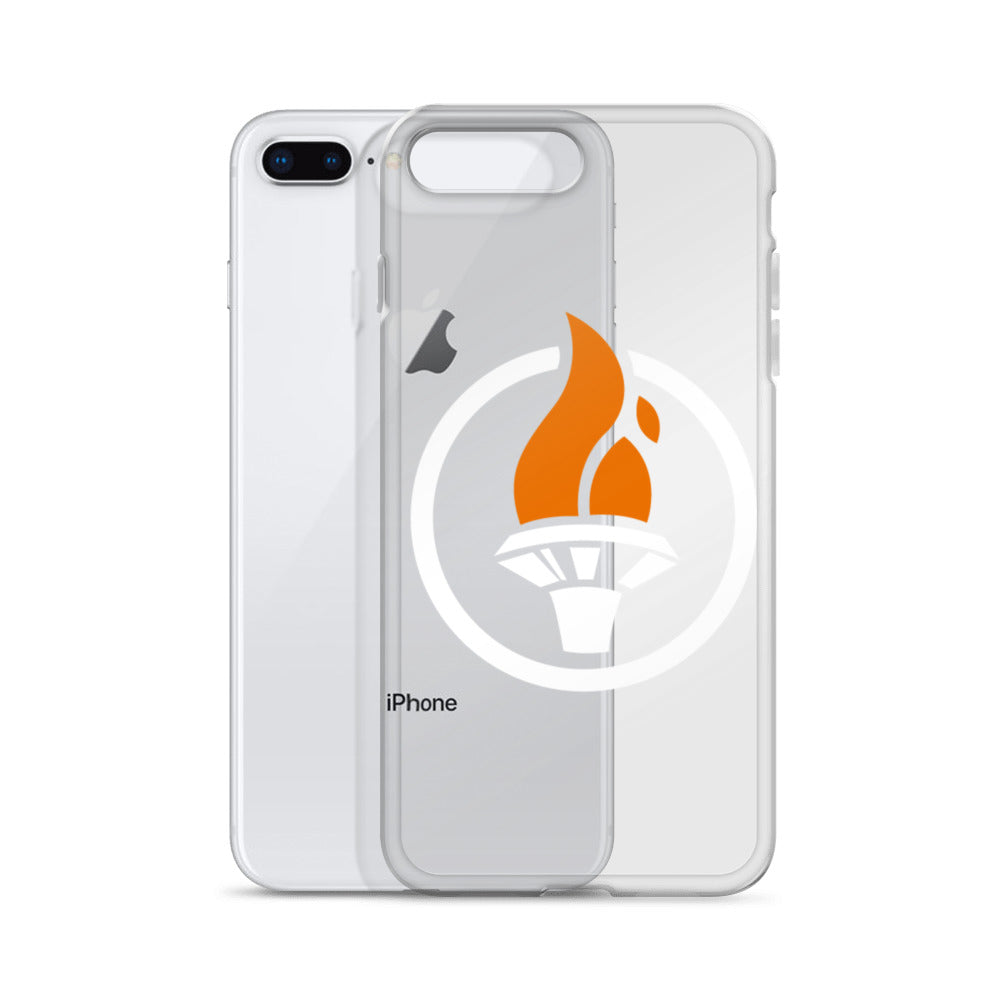 White Logo - iPhone Case