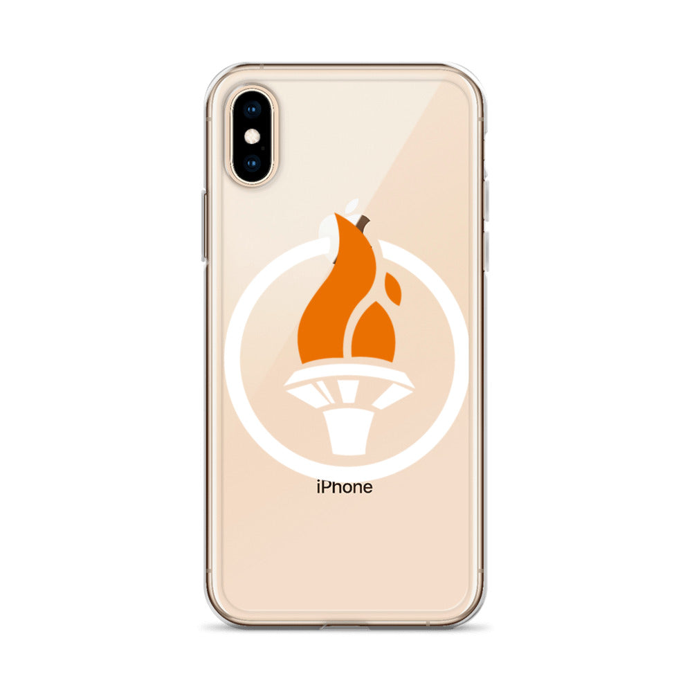 White Logo - iPhone Case