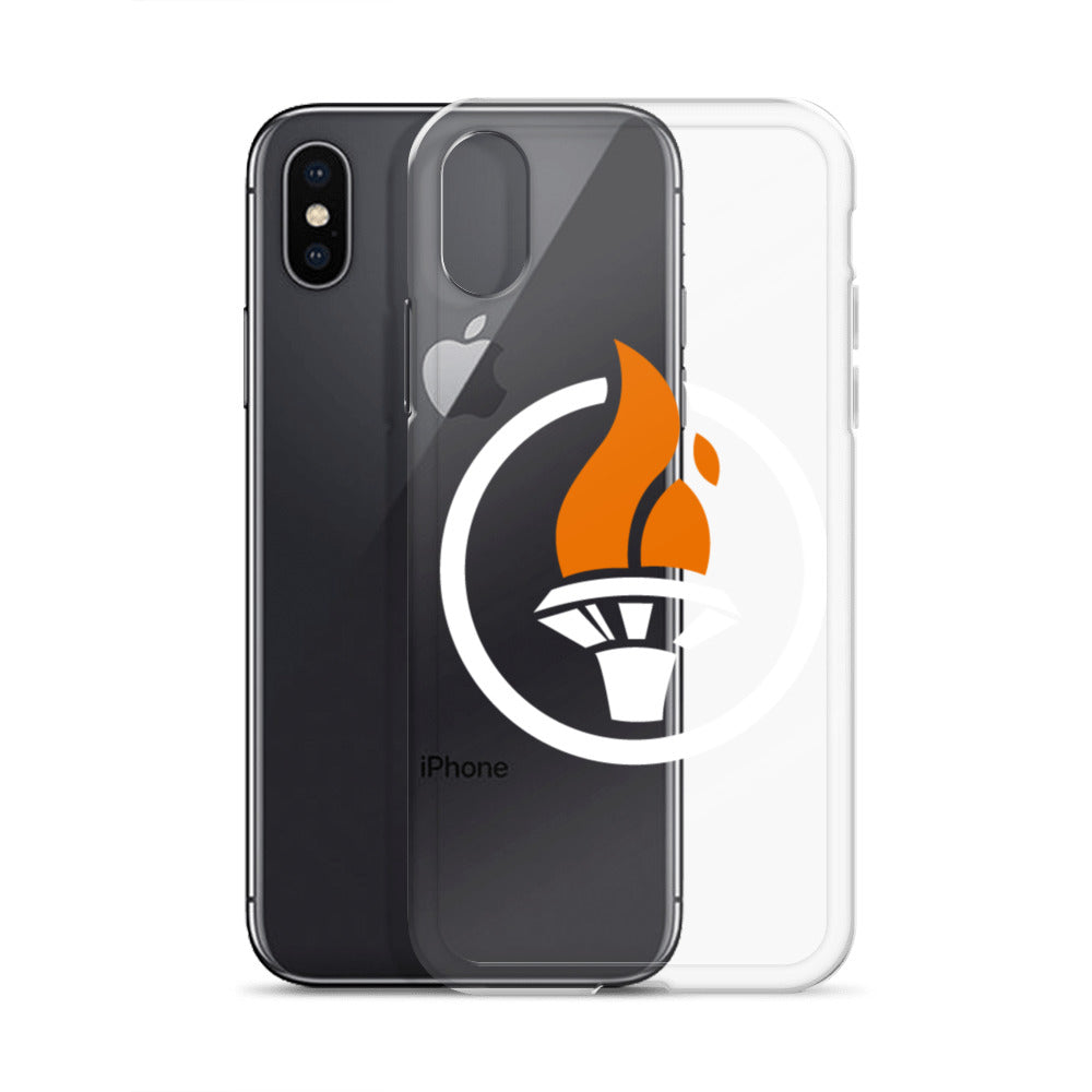 White Logo - iPhone Case