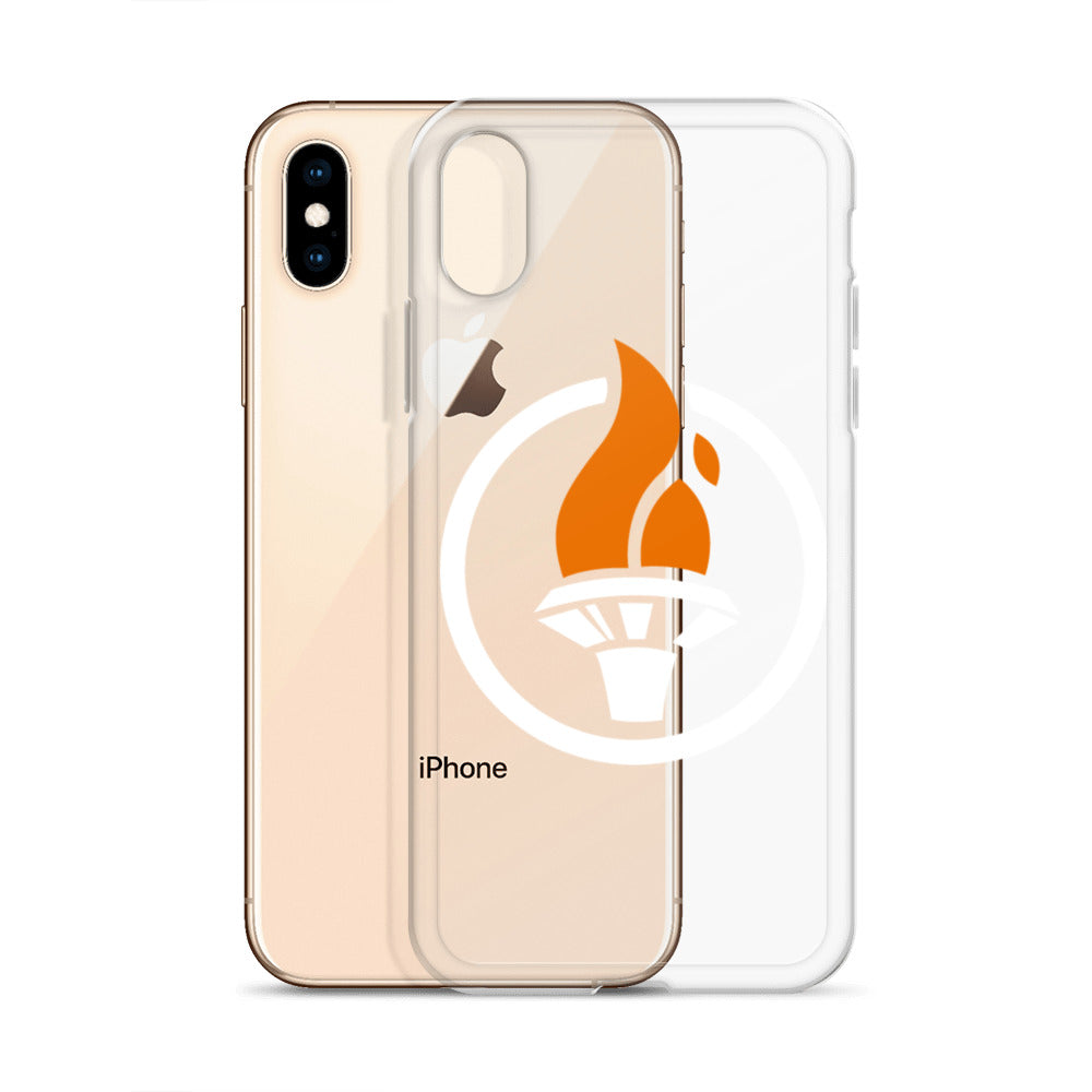 White Logo - iPhone Case