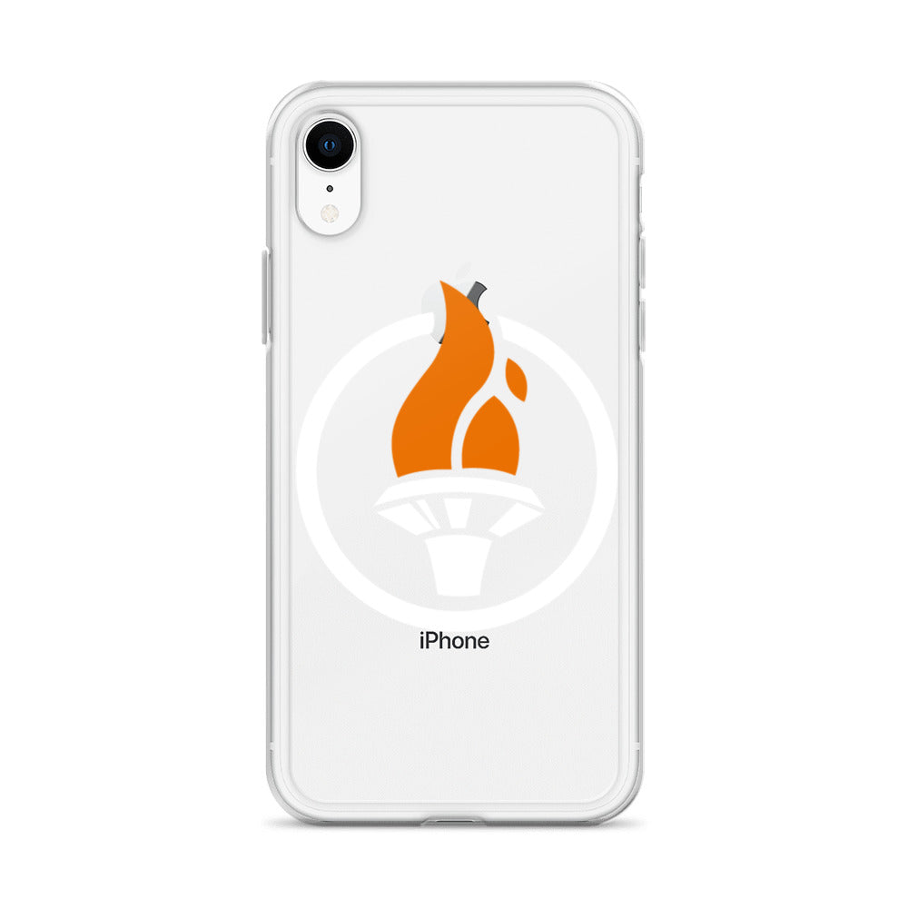 White Logo - iPhone Case