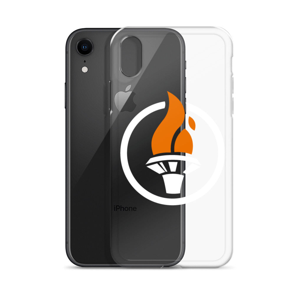 White Logo - iPhone Case