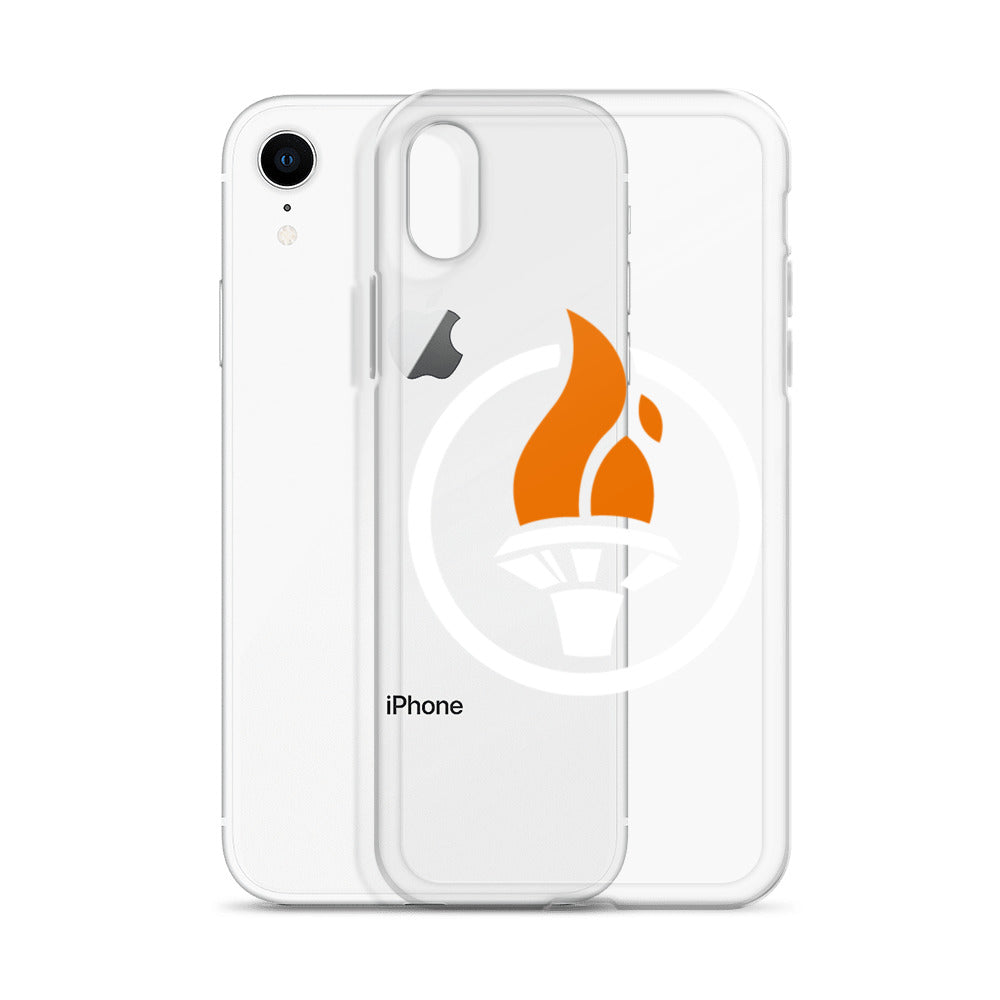 White Logo - iPhone Case