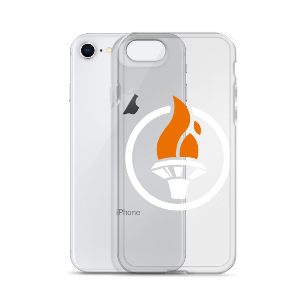 White Logo - iPhone Case