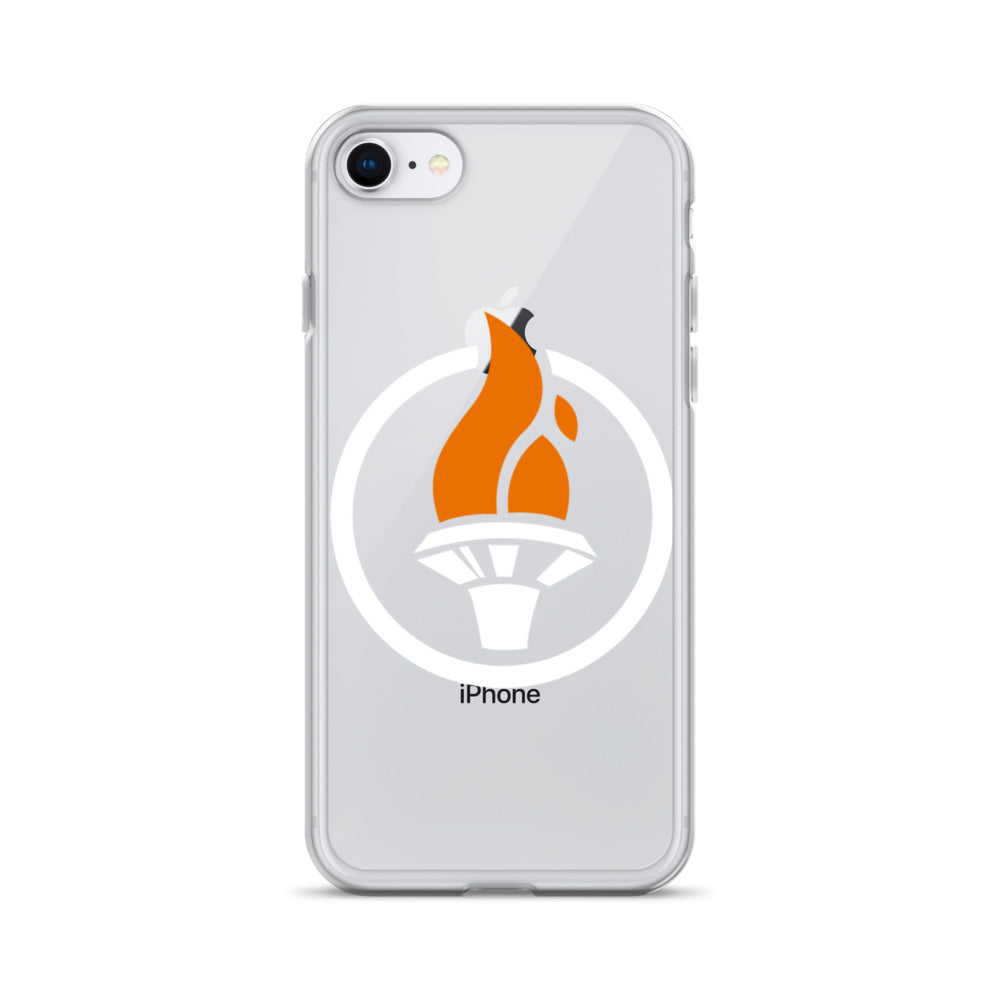 White Logo - iPhone Case